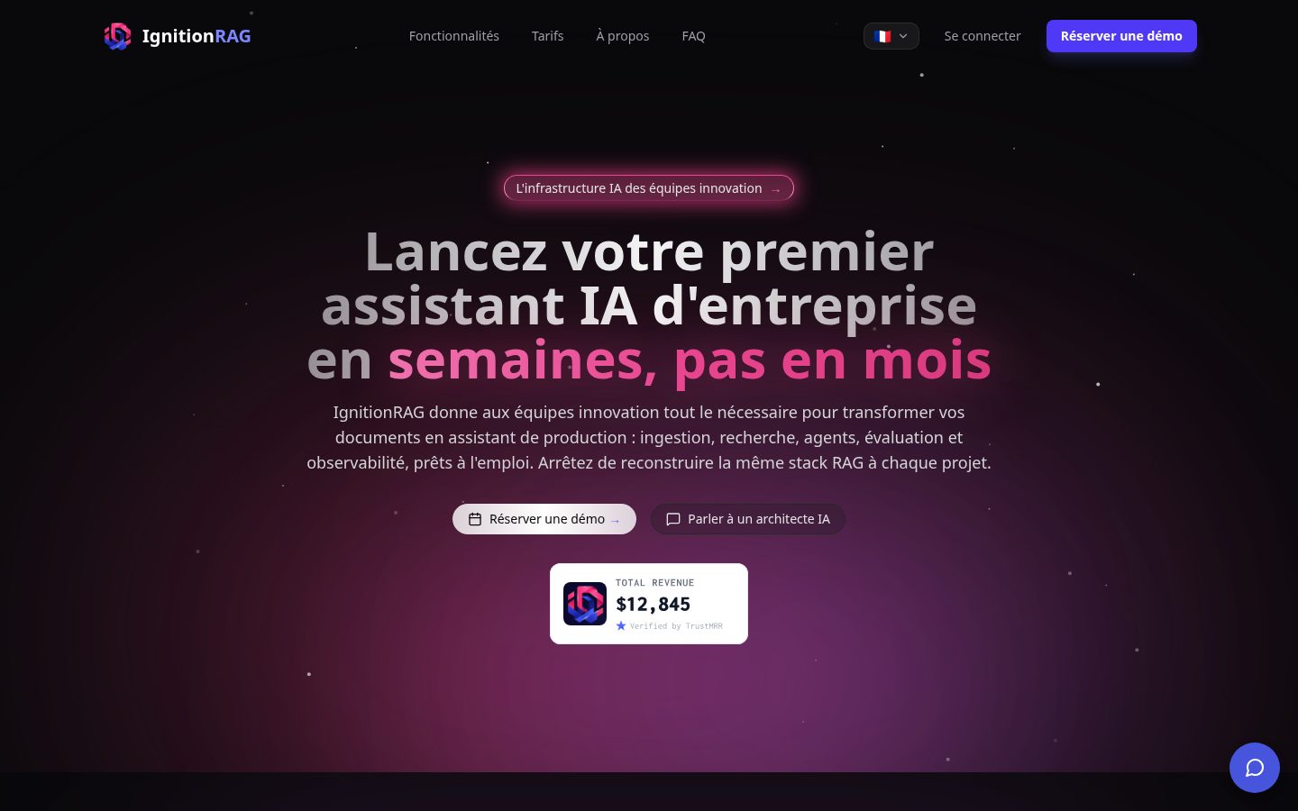 IgnitionRAG Homepage