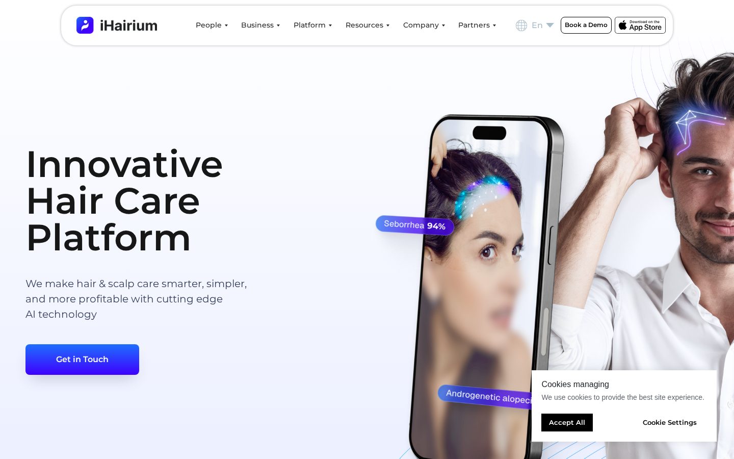 iHairium Homepage