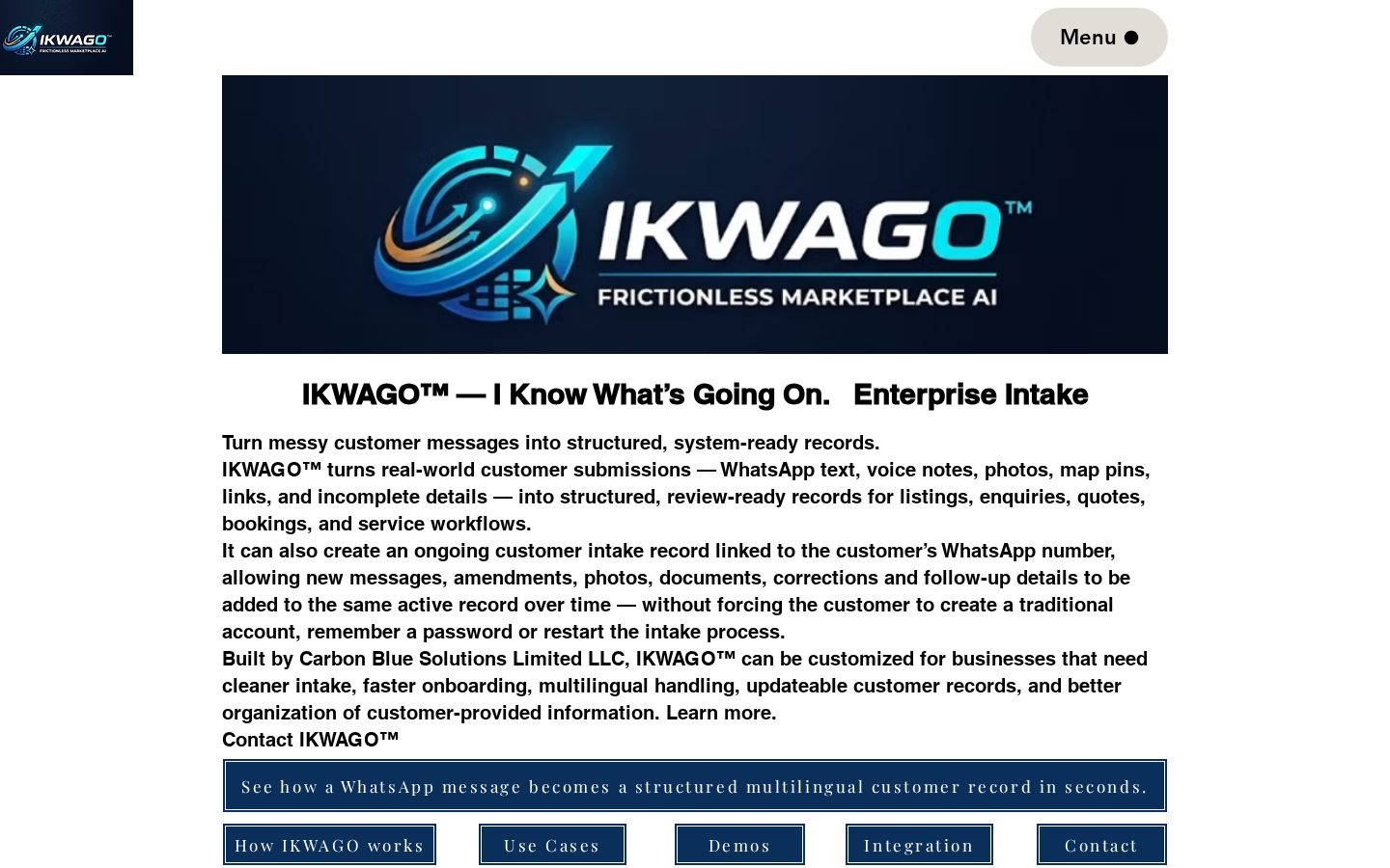 IKWAGO Enterprise Homepage