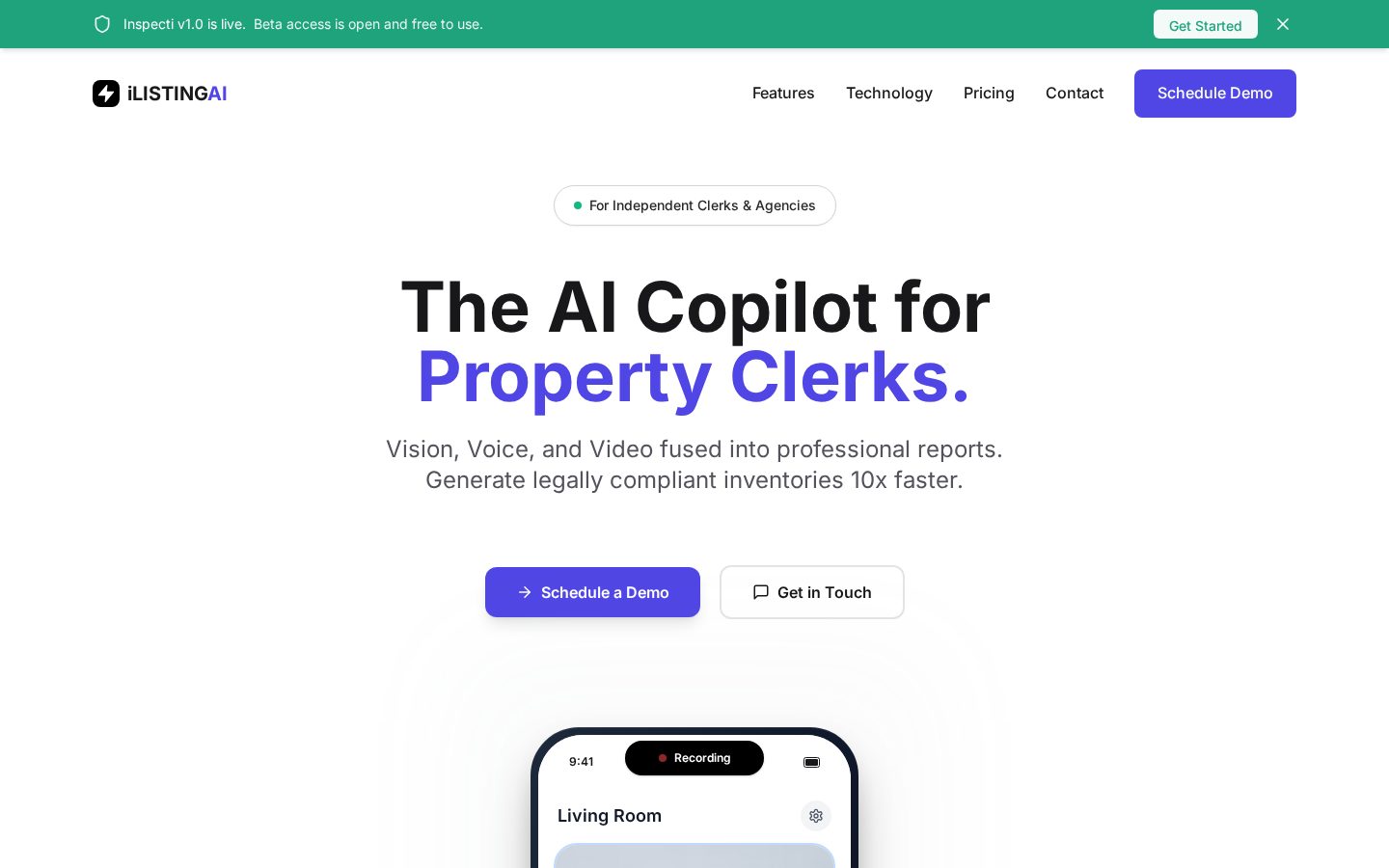 iListingAI Homepage