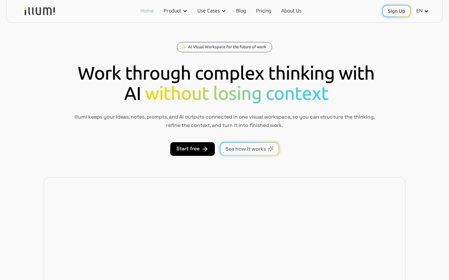 illumi Homepage