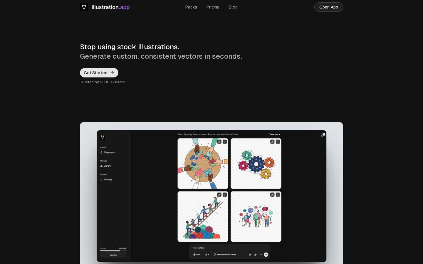 illustration.app Homepage