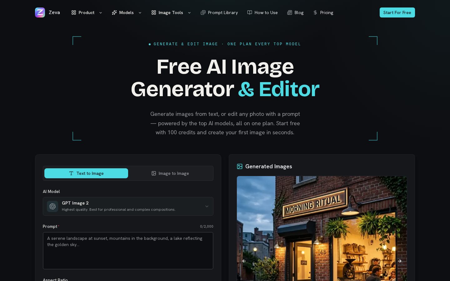 Image-AI.run Homepage