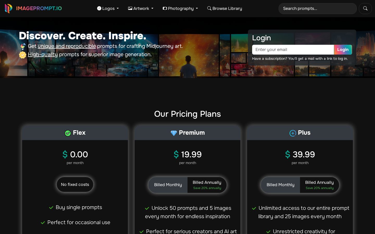 Image Prompt Pricing