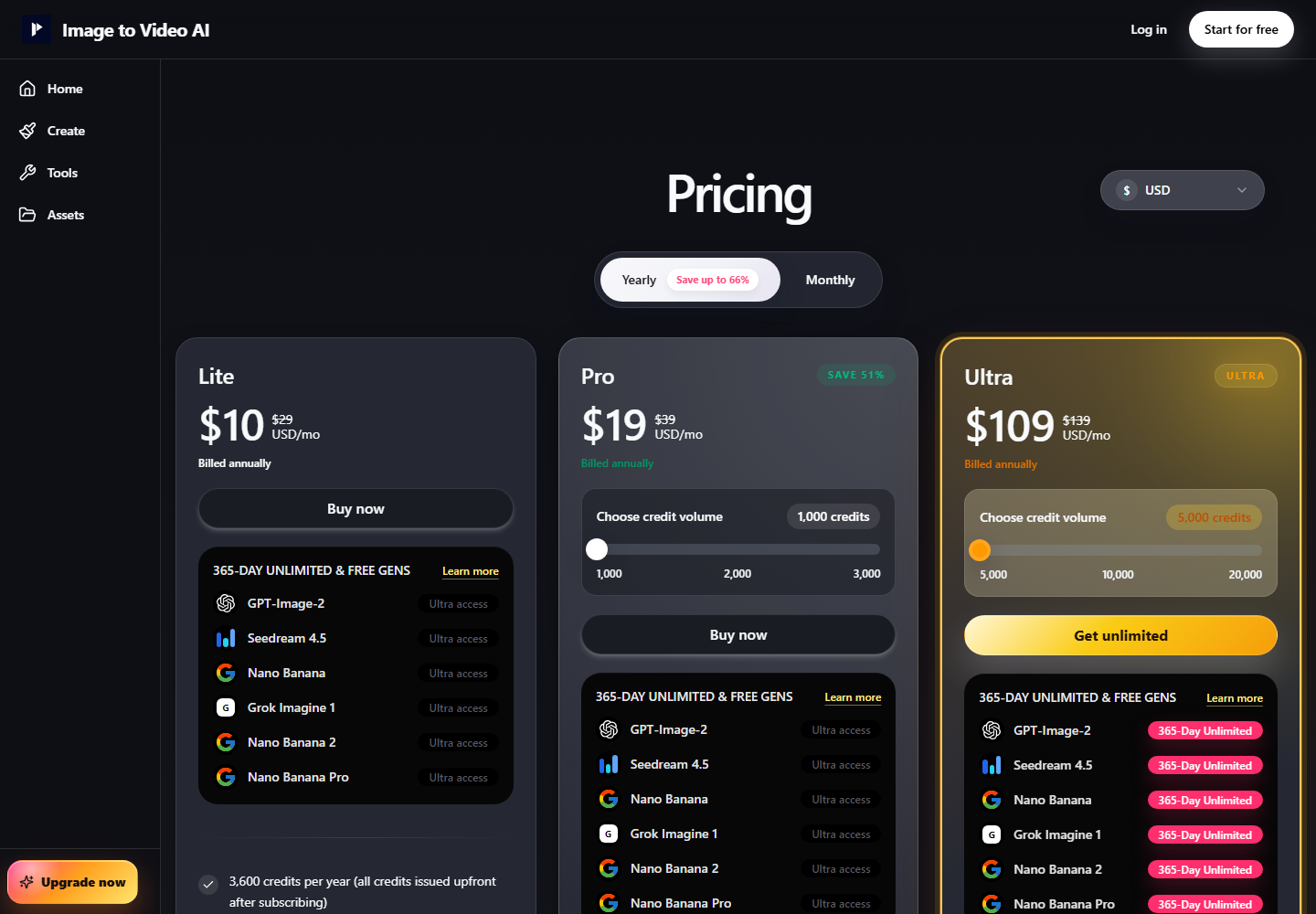 Image to Video AI Generator for Product Clips and Social Media pricing
