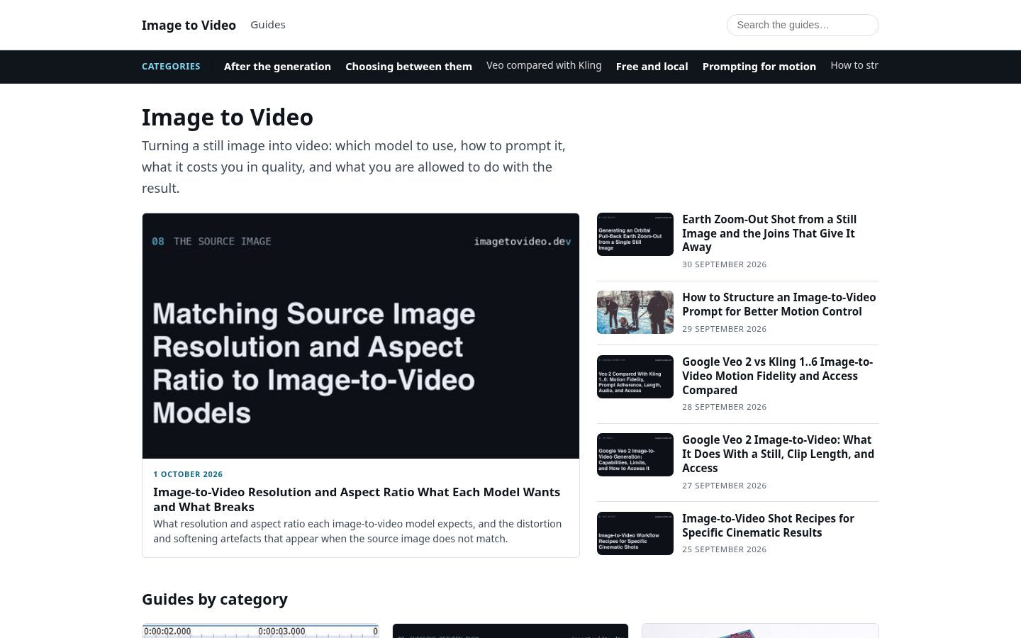 Image to Video AI Generator Homepage