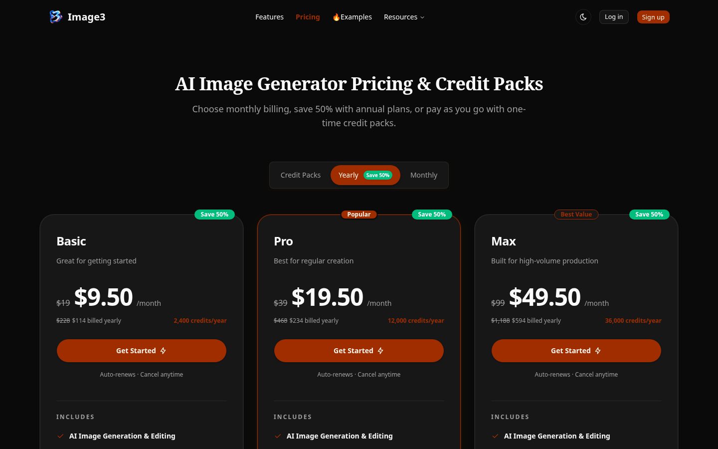 Image3 Pricing