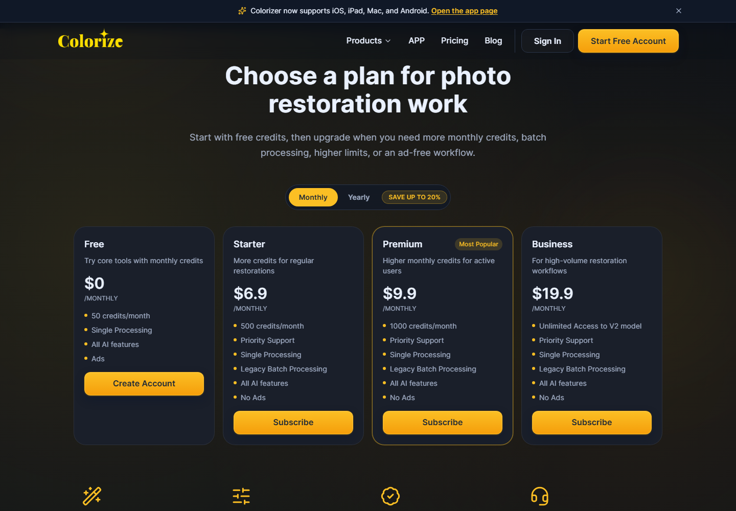 ImageColorizer pricing