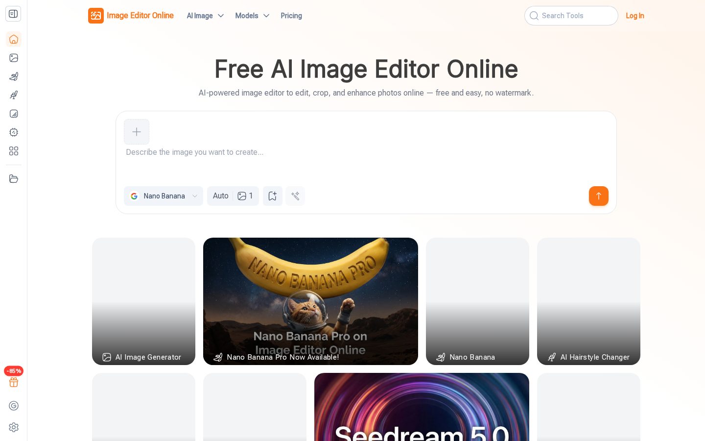 ImageEditor Homepage