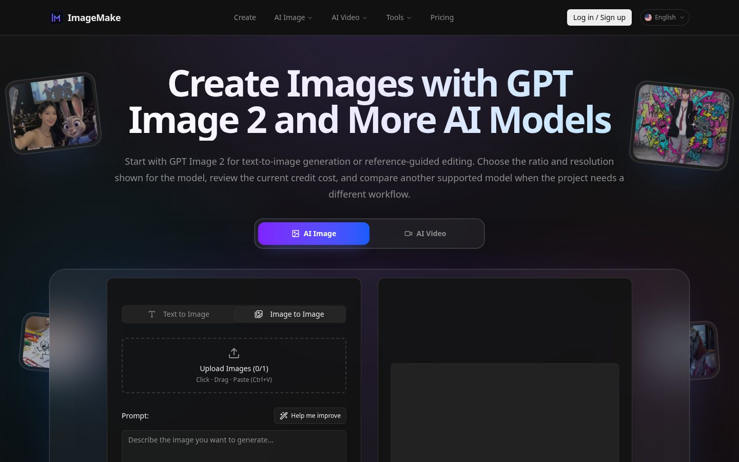 ImageMake Homepage