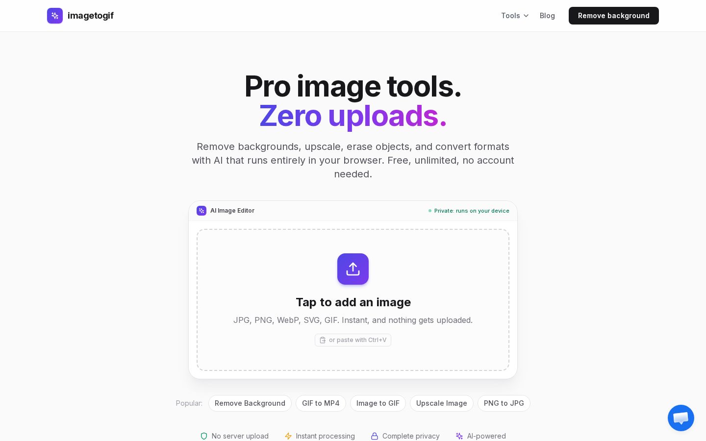 imagetogif Homepage