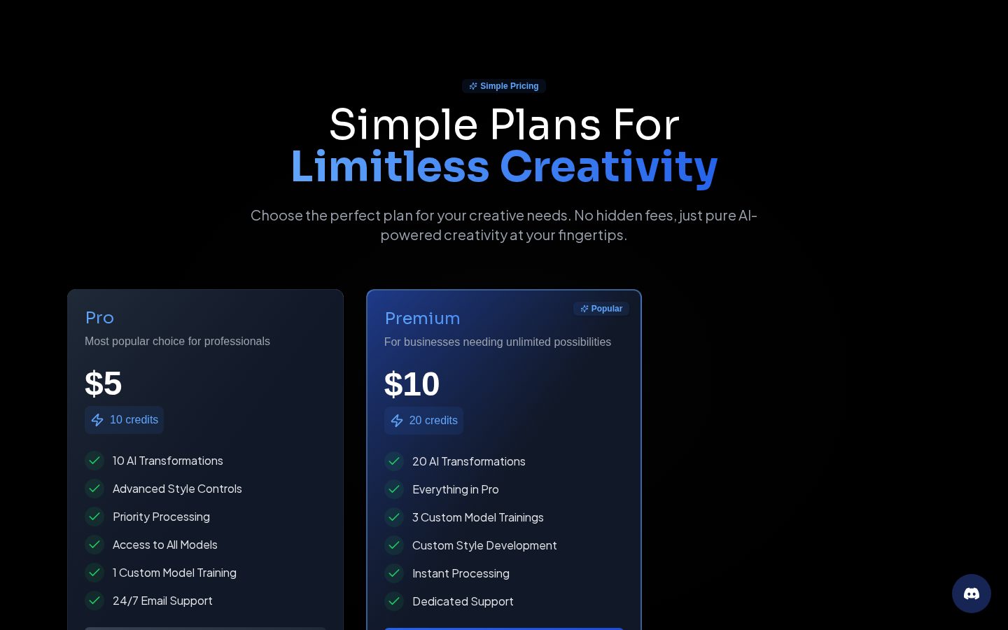 Imagine-AI Pricing