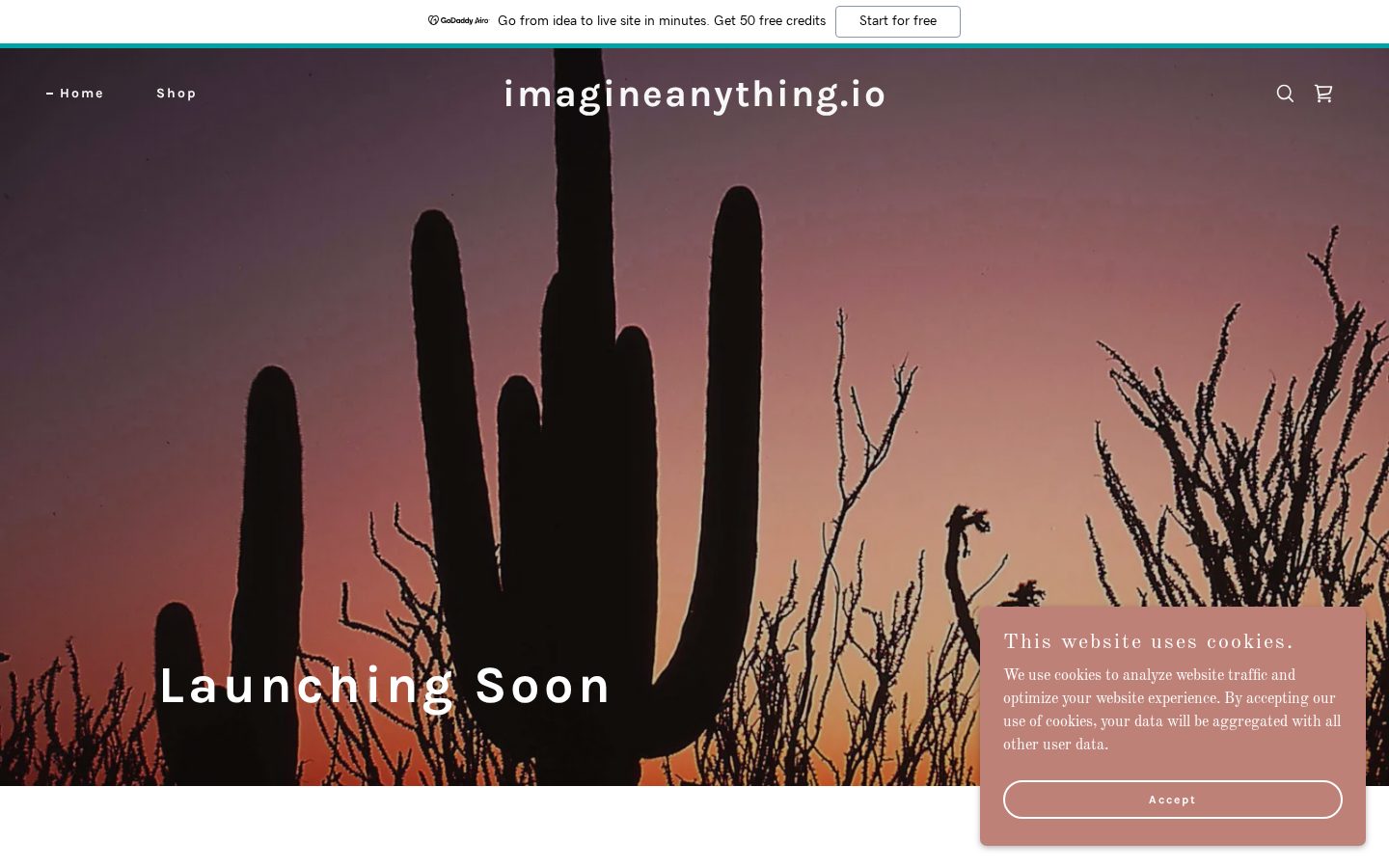 Imagine Anything Homepage