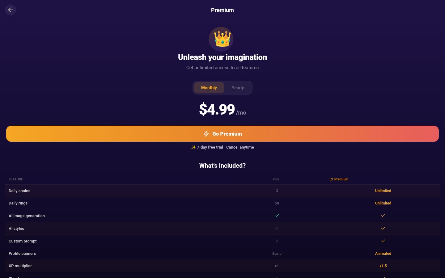 ImagineIf Pricing