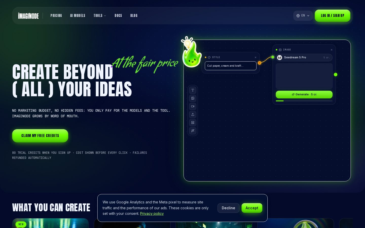 Imaginode Homepage