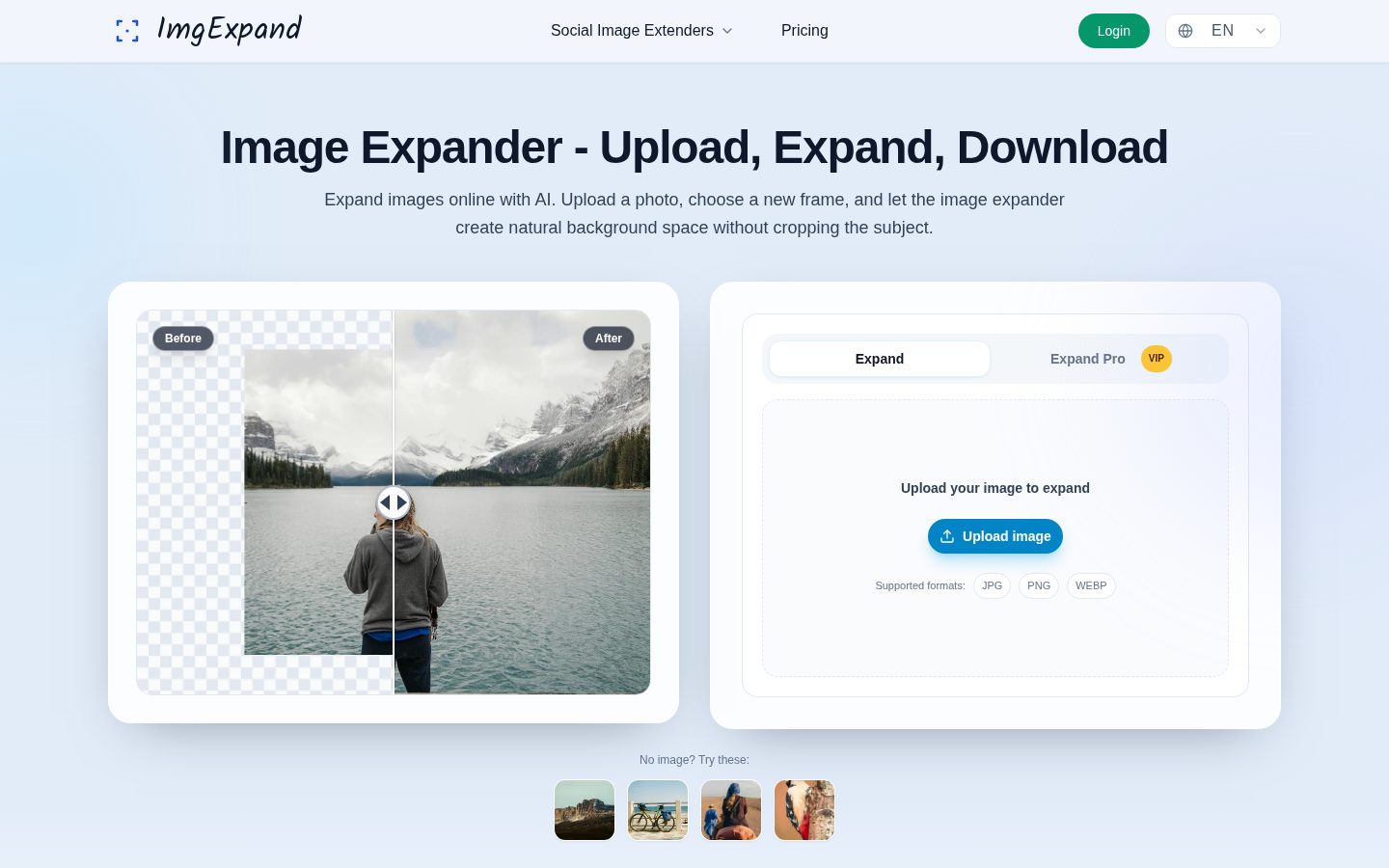 Imgexpand Homepage