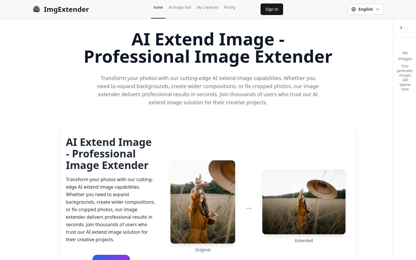 ImgExtender Homepage