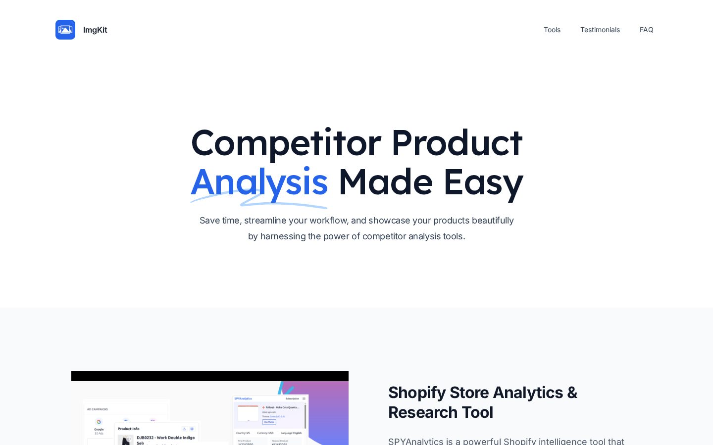 ImgKit Homepage