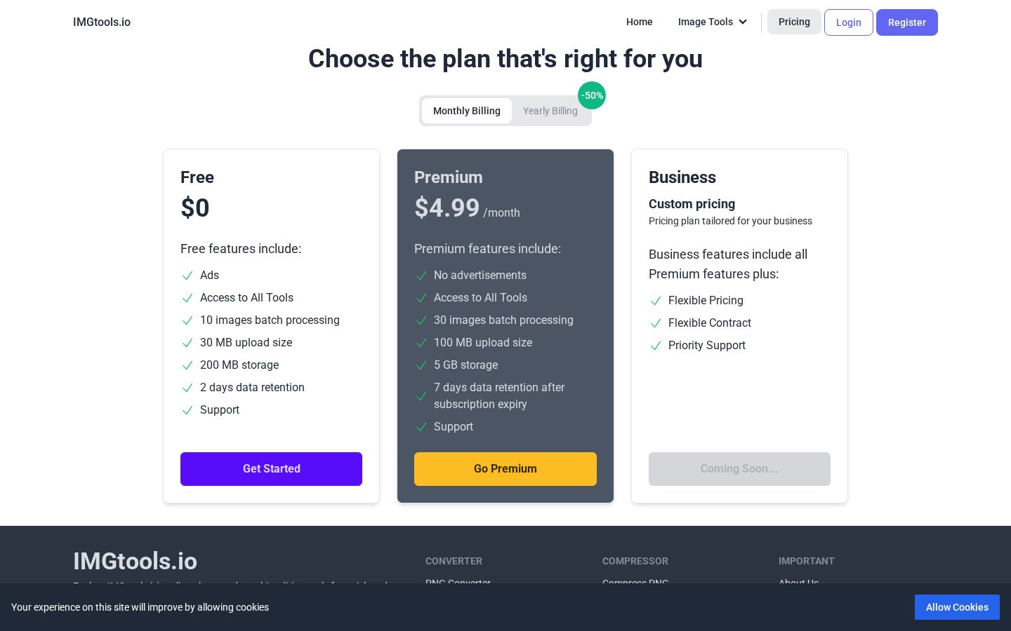 ImgTools Pricing