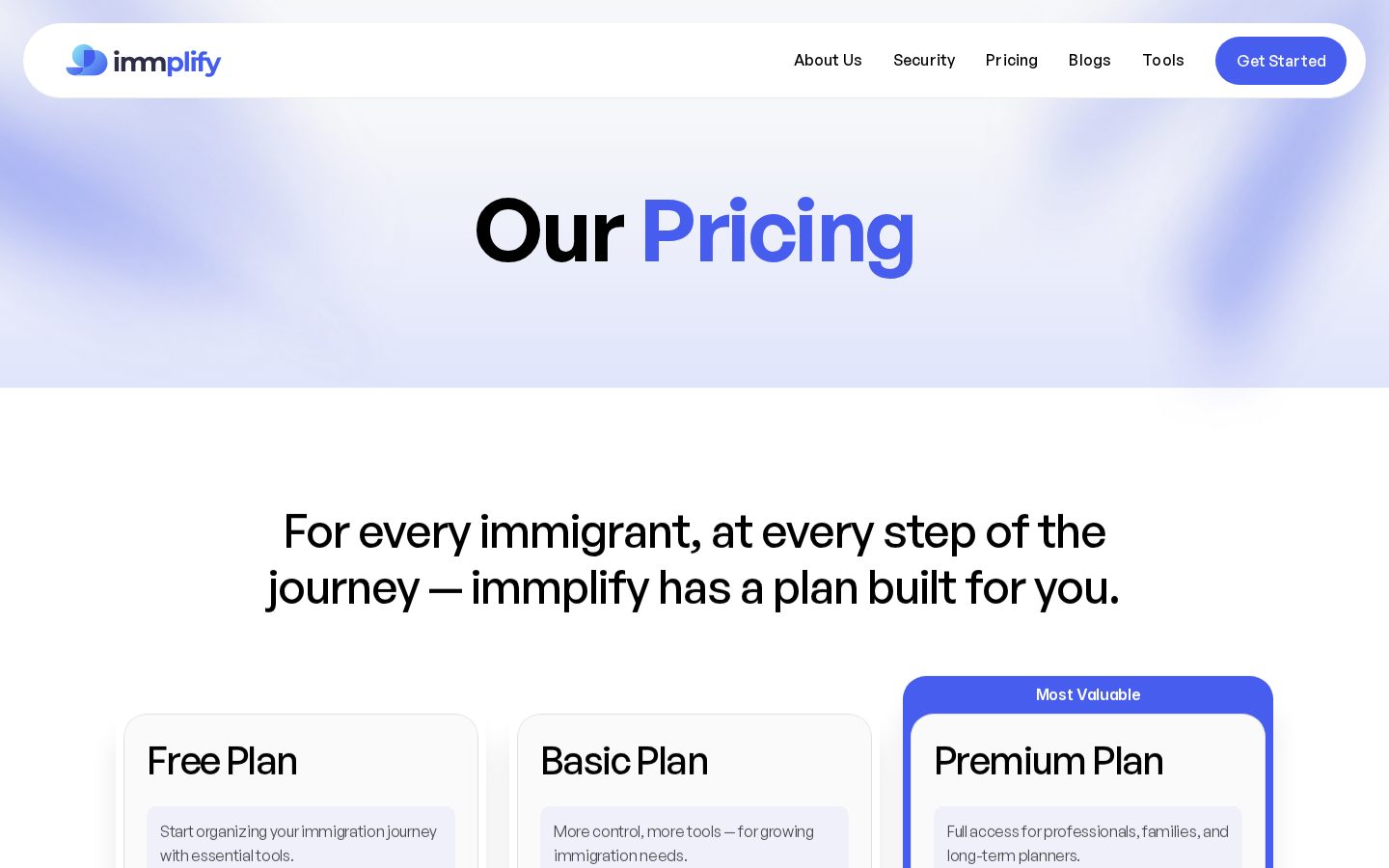 immplify Pricing