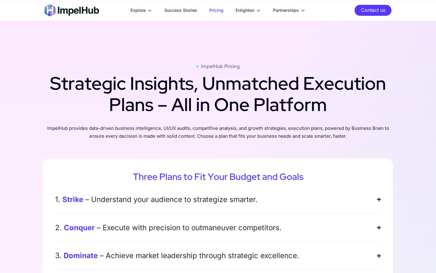 ImpelHub Pricing