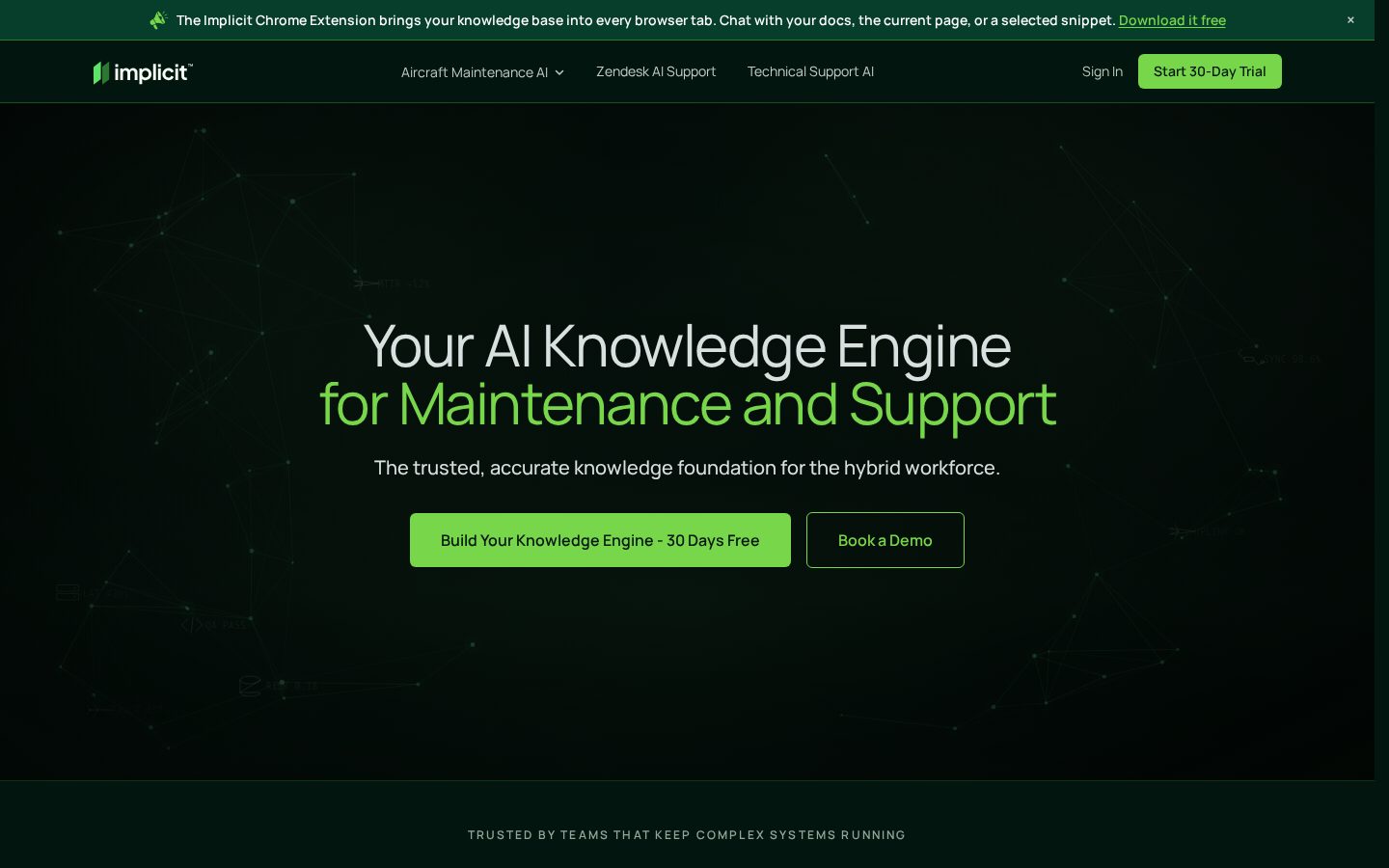 Implicit Homepage