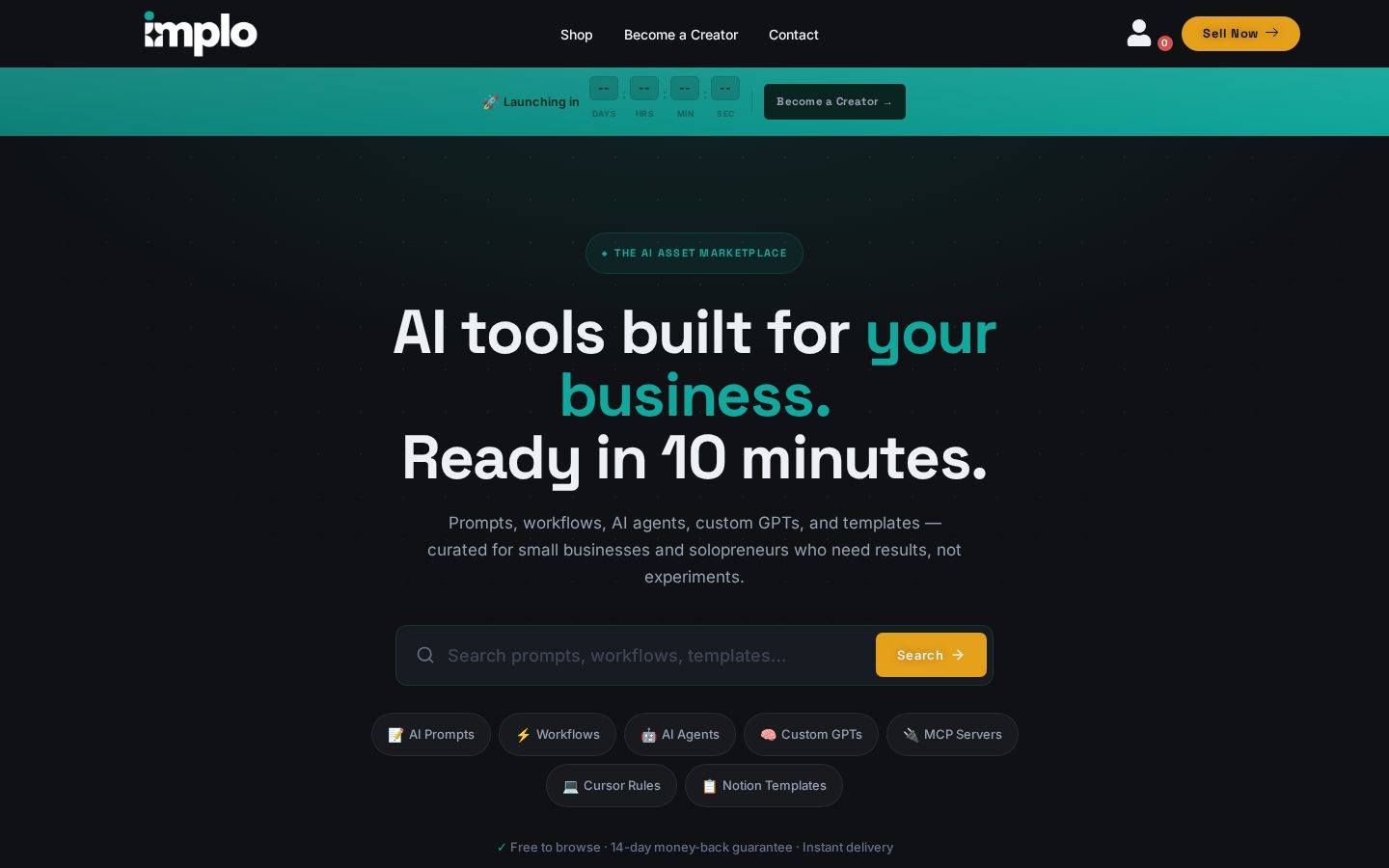 imploai Homepage