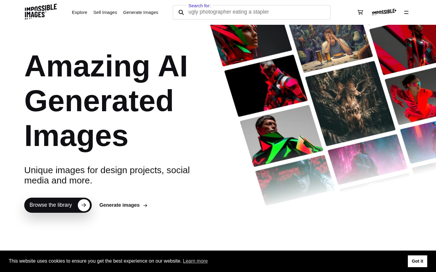 Impossible Images Homepage