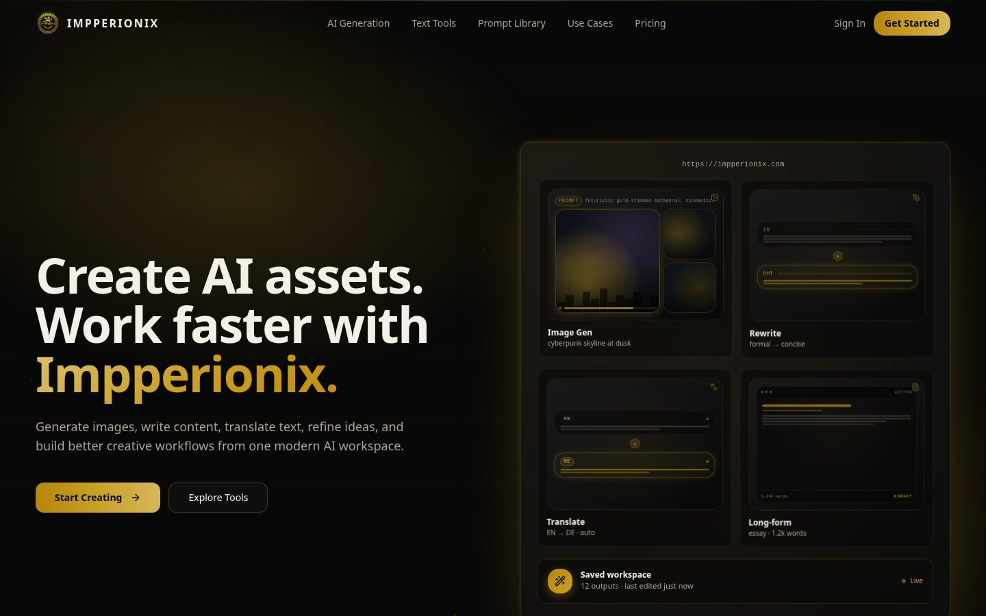 Impperionix Homepage