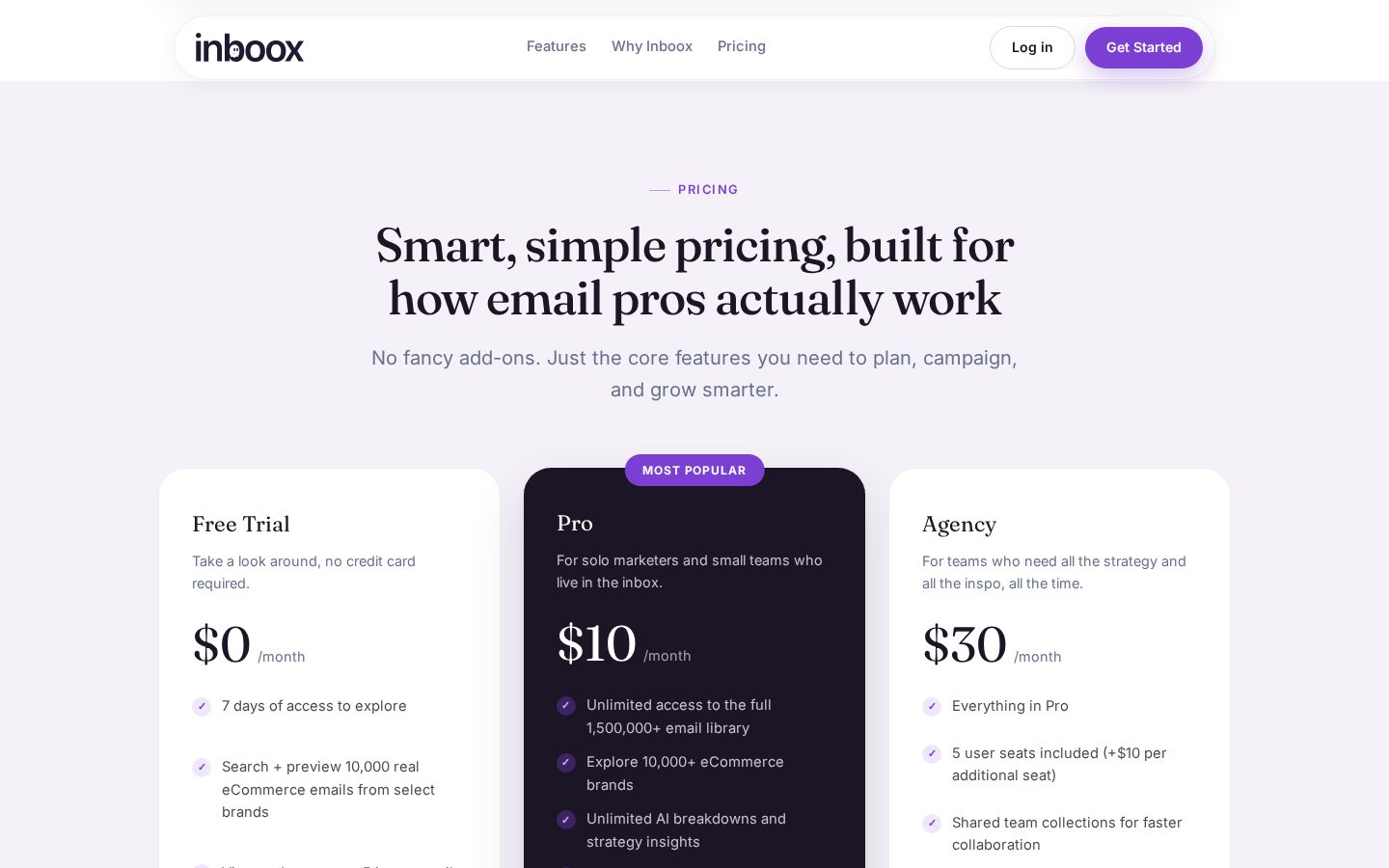 Inboox.ai Pricing