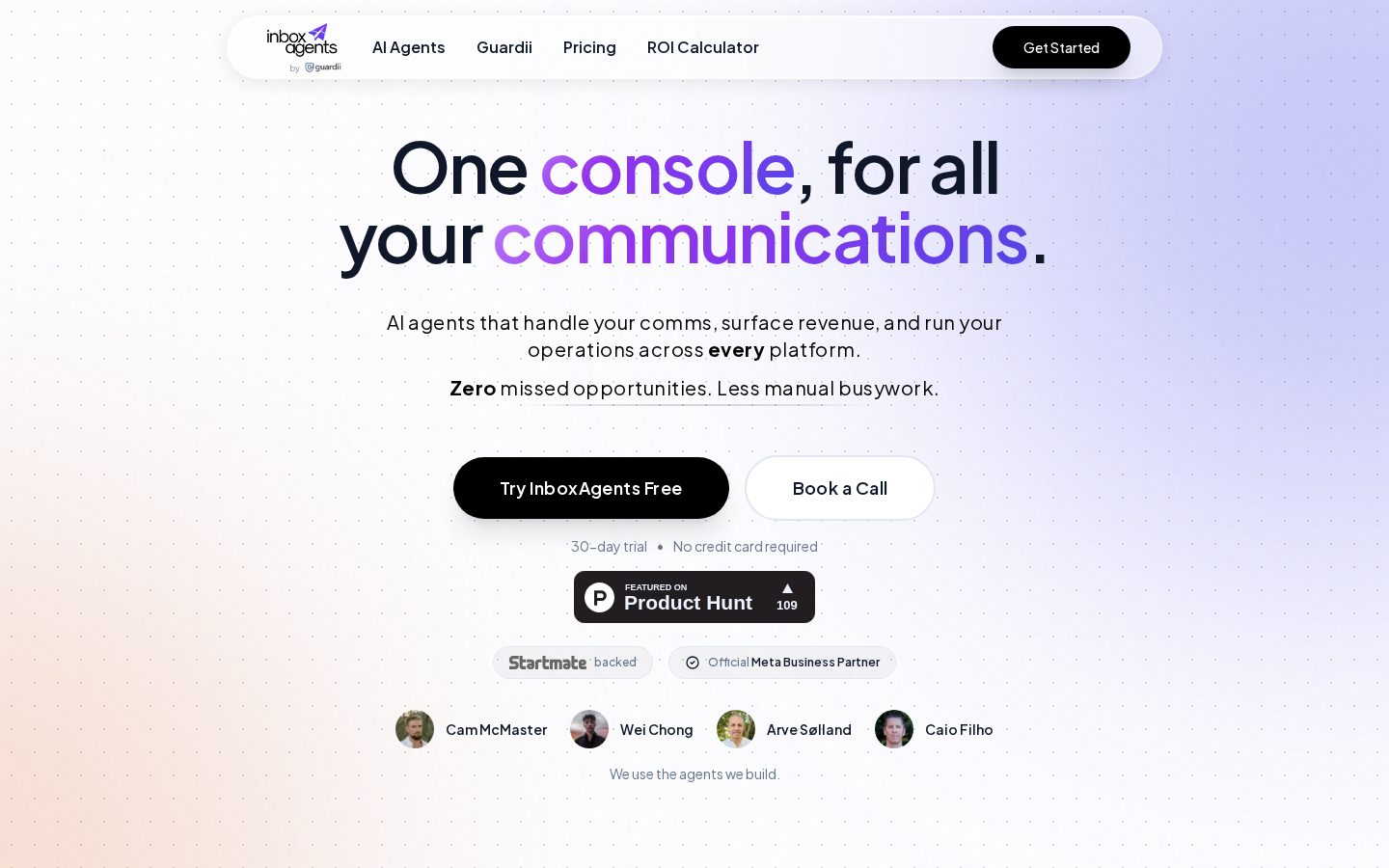 InboxAgents Homepage