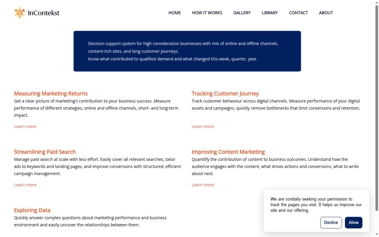 InContekst Homepage