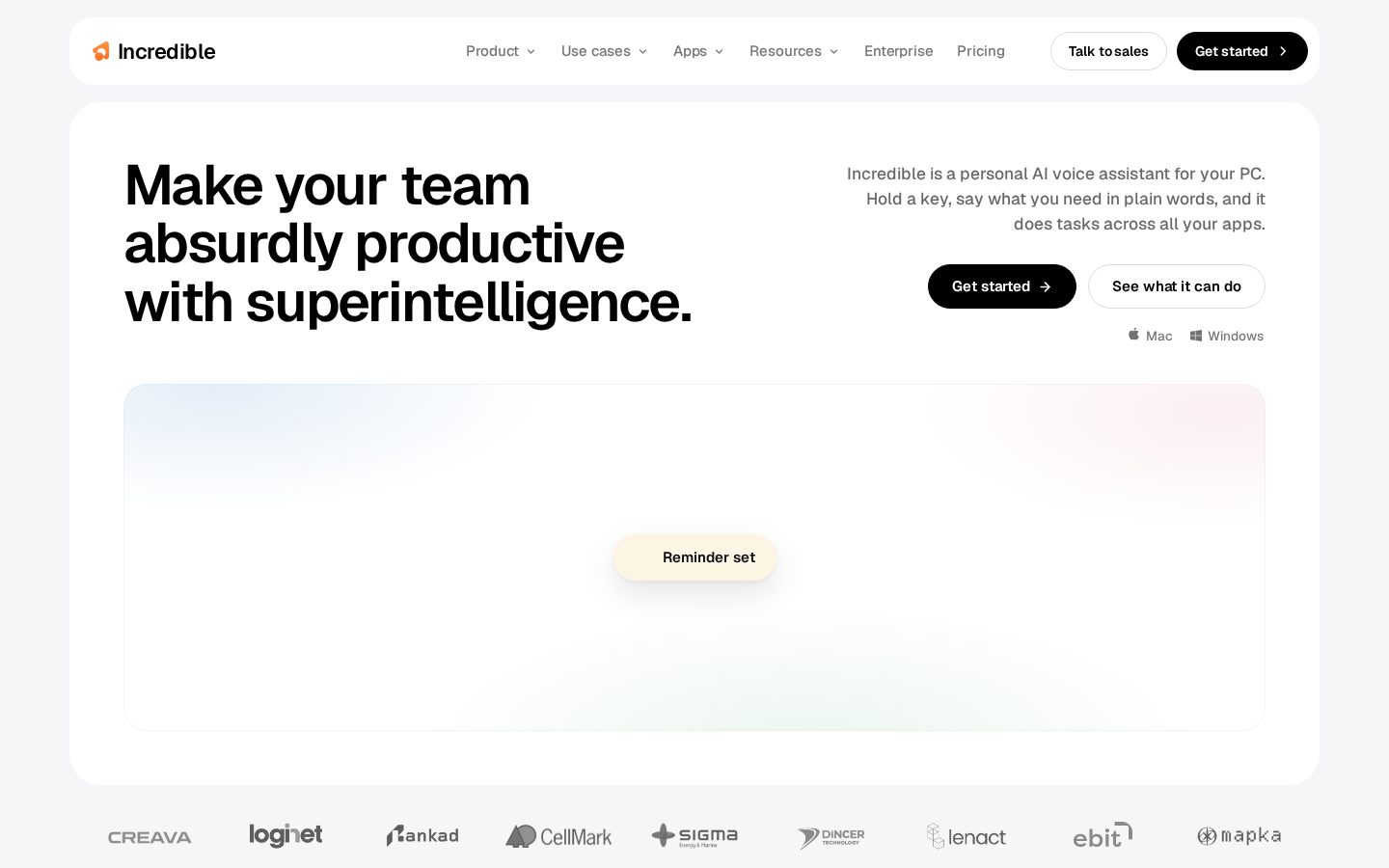 Incredible Homepage