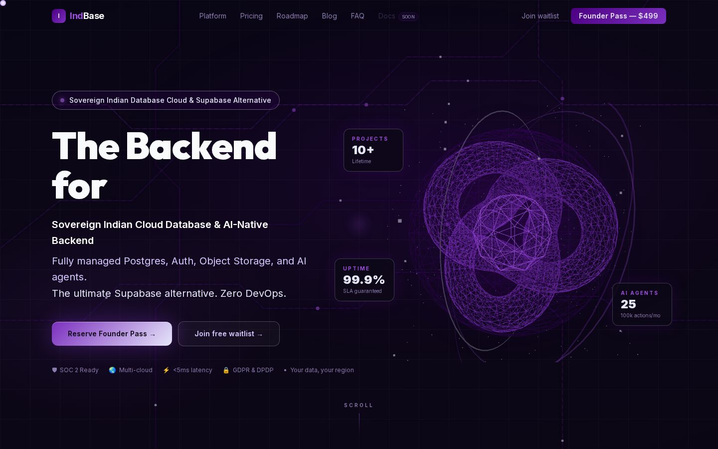 IndBase Homepage