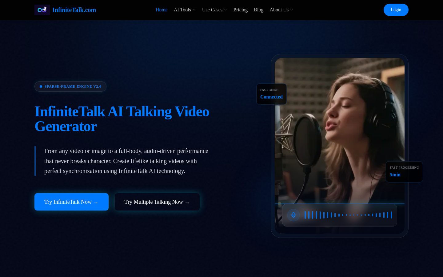 InfiniteTalk Homepage