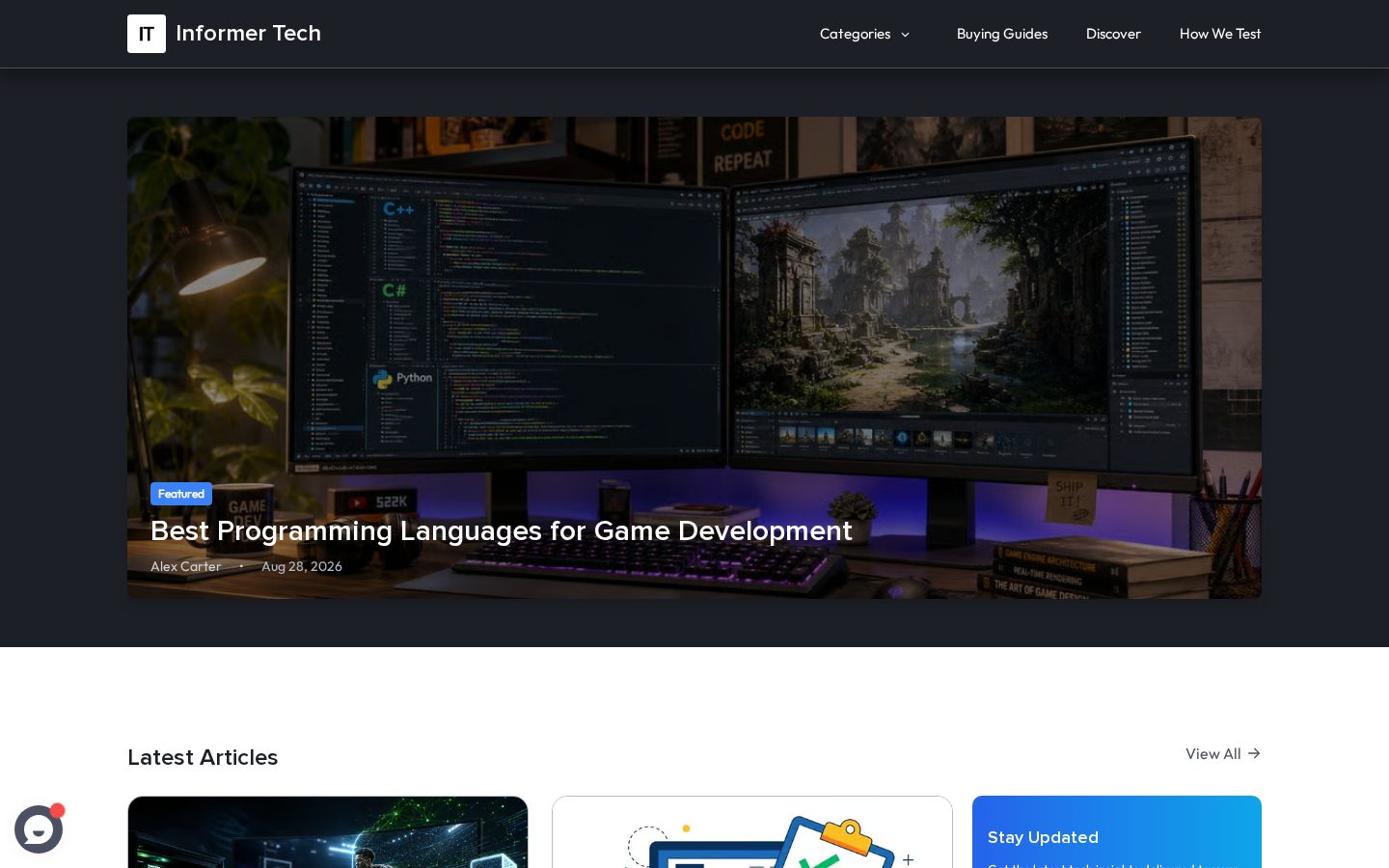 Informer Tech Homepage