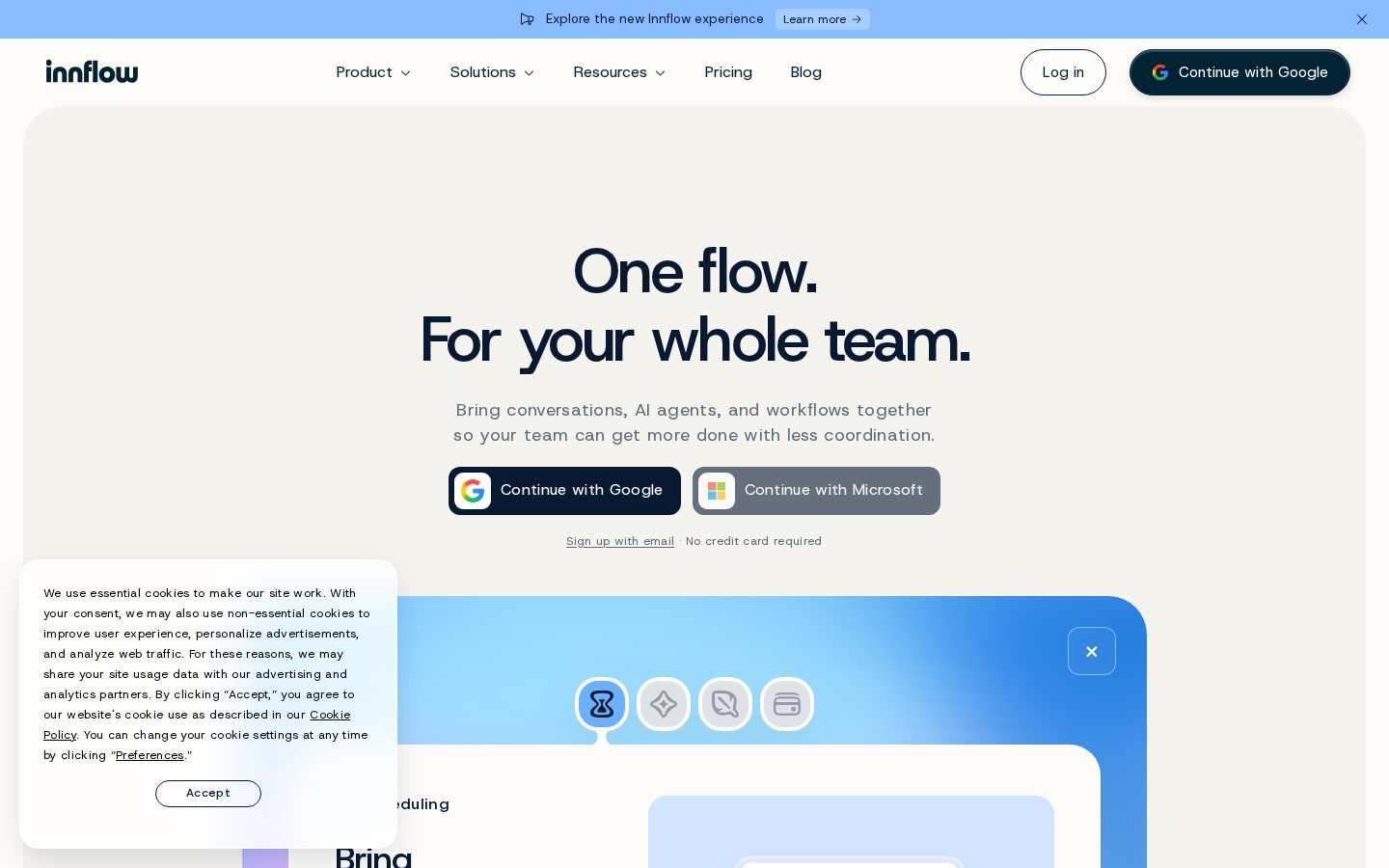 innflow Homepage