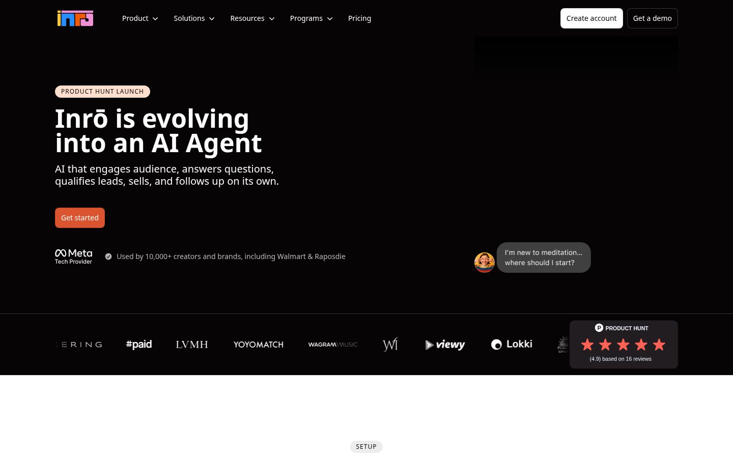 Inrō AI Homepage