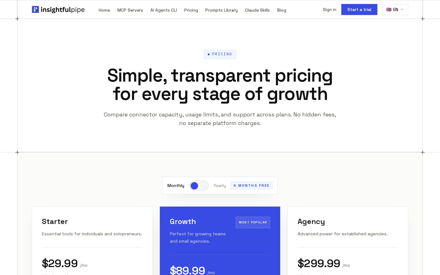 Insightful Pipe Pricing