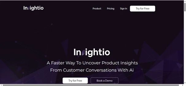 Insightio Homepage