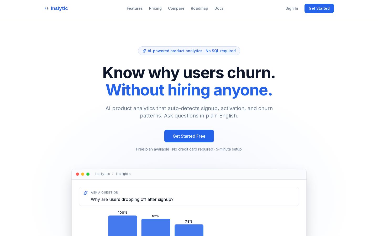 Inslytic Homepage