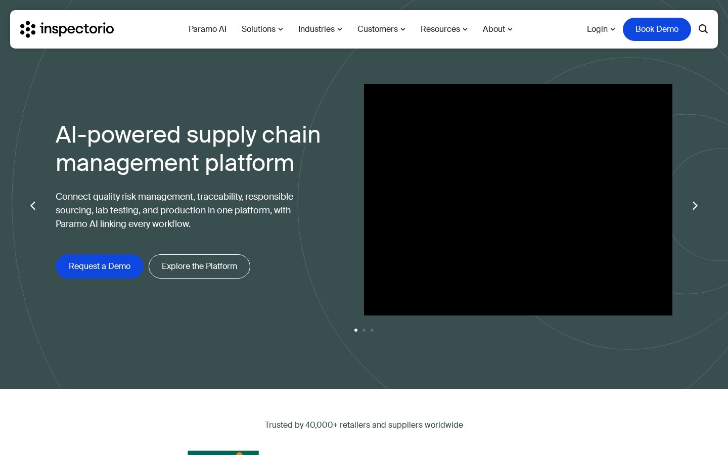 Inspectorio Homepage