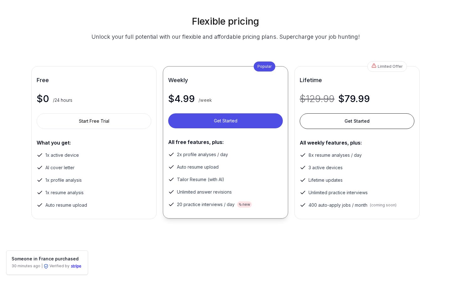 InstaApply Pricing