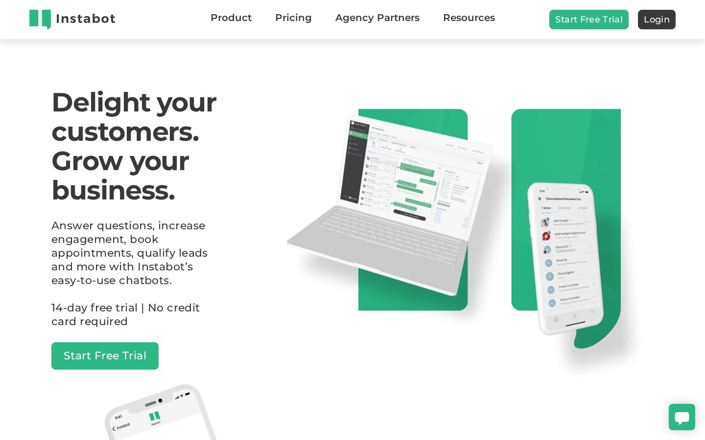 Instabot Homepage