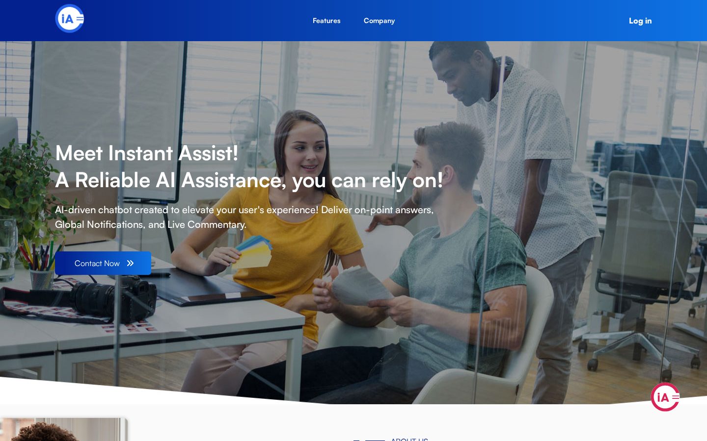 Instant Assist Homepage