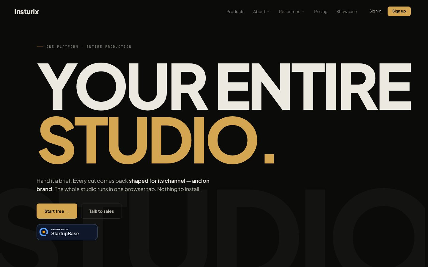 Insturix Homepage