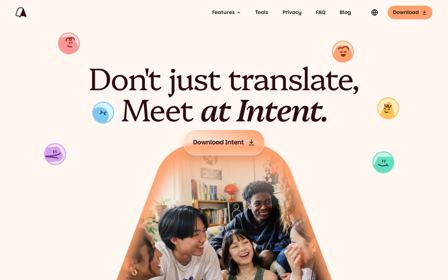 Intent Homepage