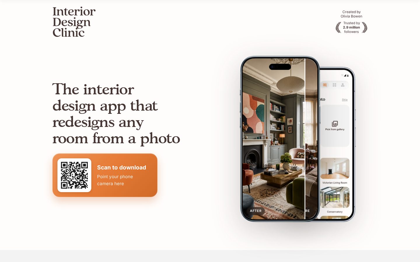 Interior Design Clinic Homepage