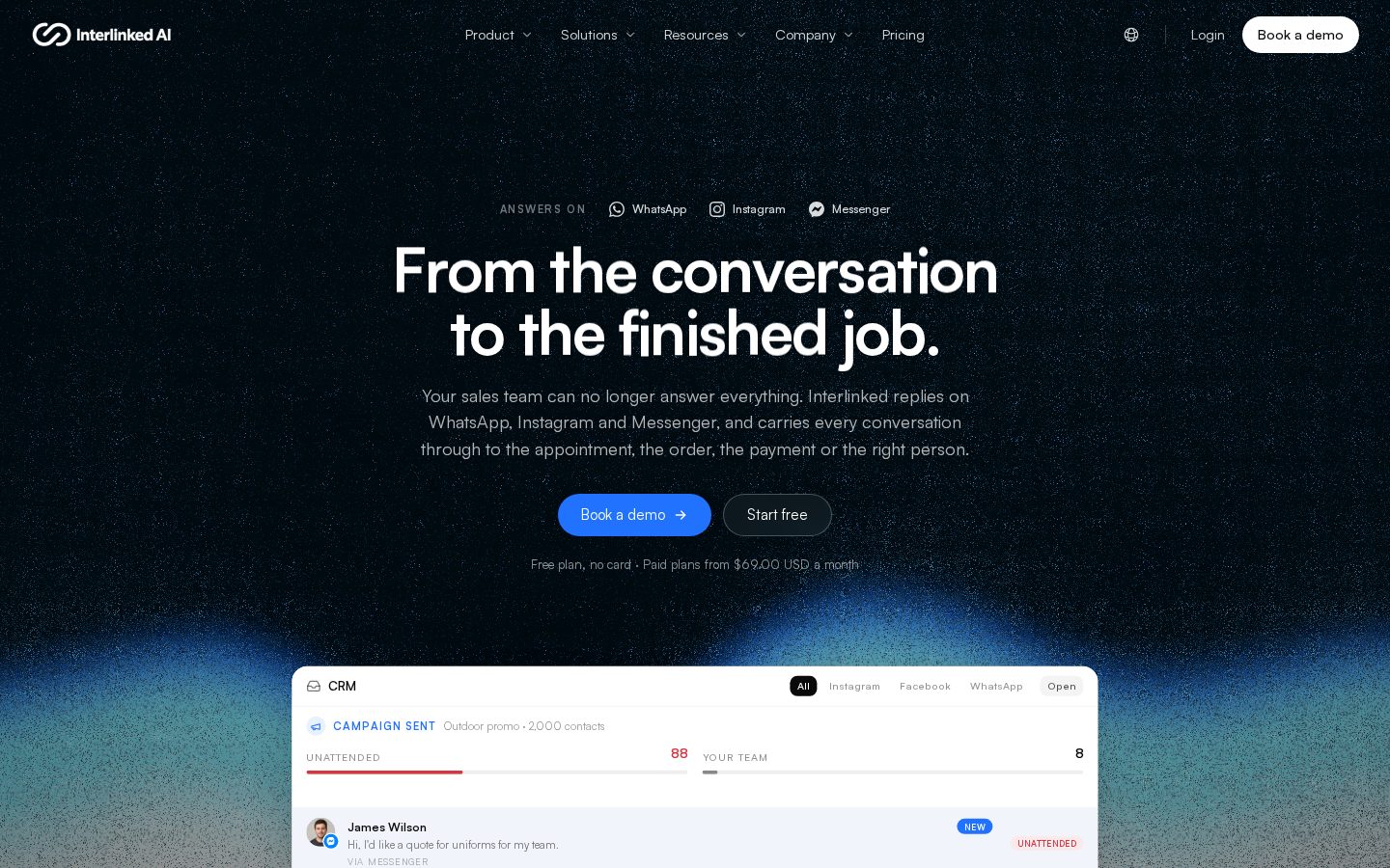 Interlinked AI Homepage