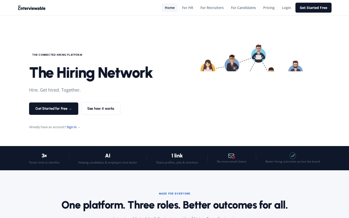 Interviewable Homepage